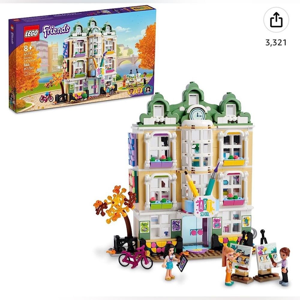 Lego friends emma’s art school